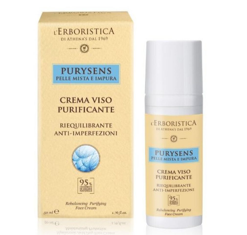 L'Erboristica Tagescreme tagescreme Rebalancing ladies 50ml vegan weiß von L'Erboristica