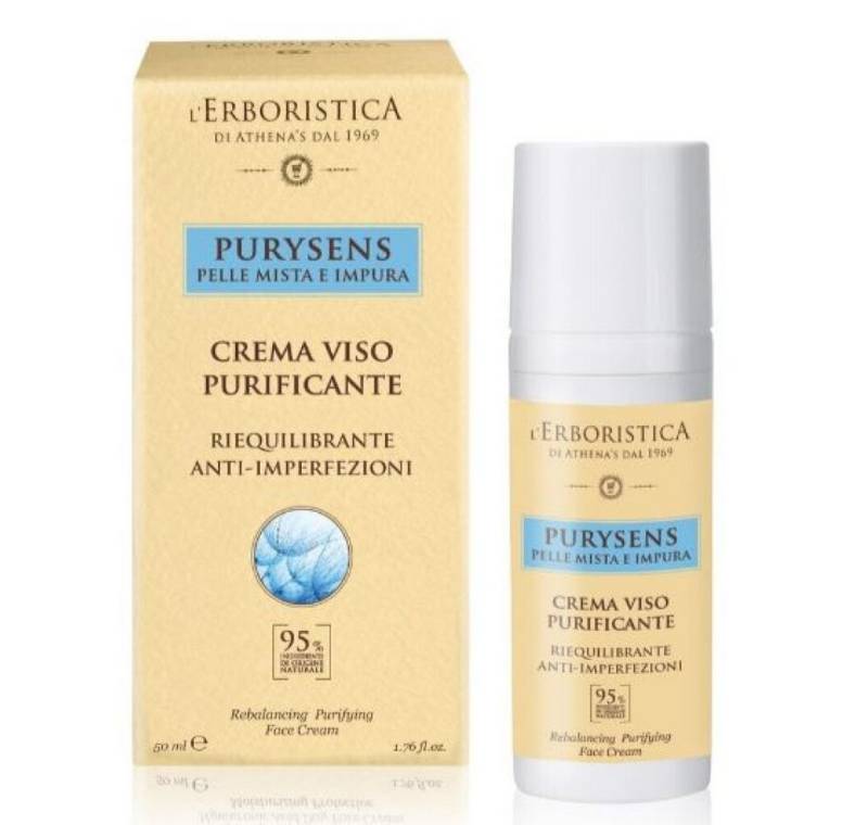 L'Erboristica Tagescreme tagescreme Rebalancing ladies 50ml vegan weiß von L'Erboristica