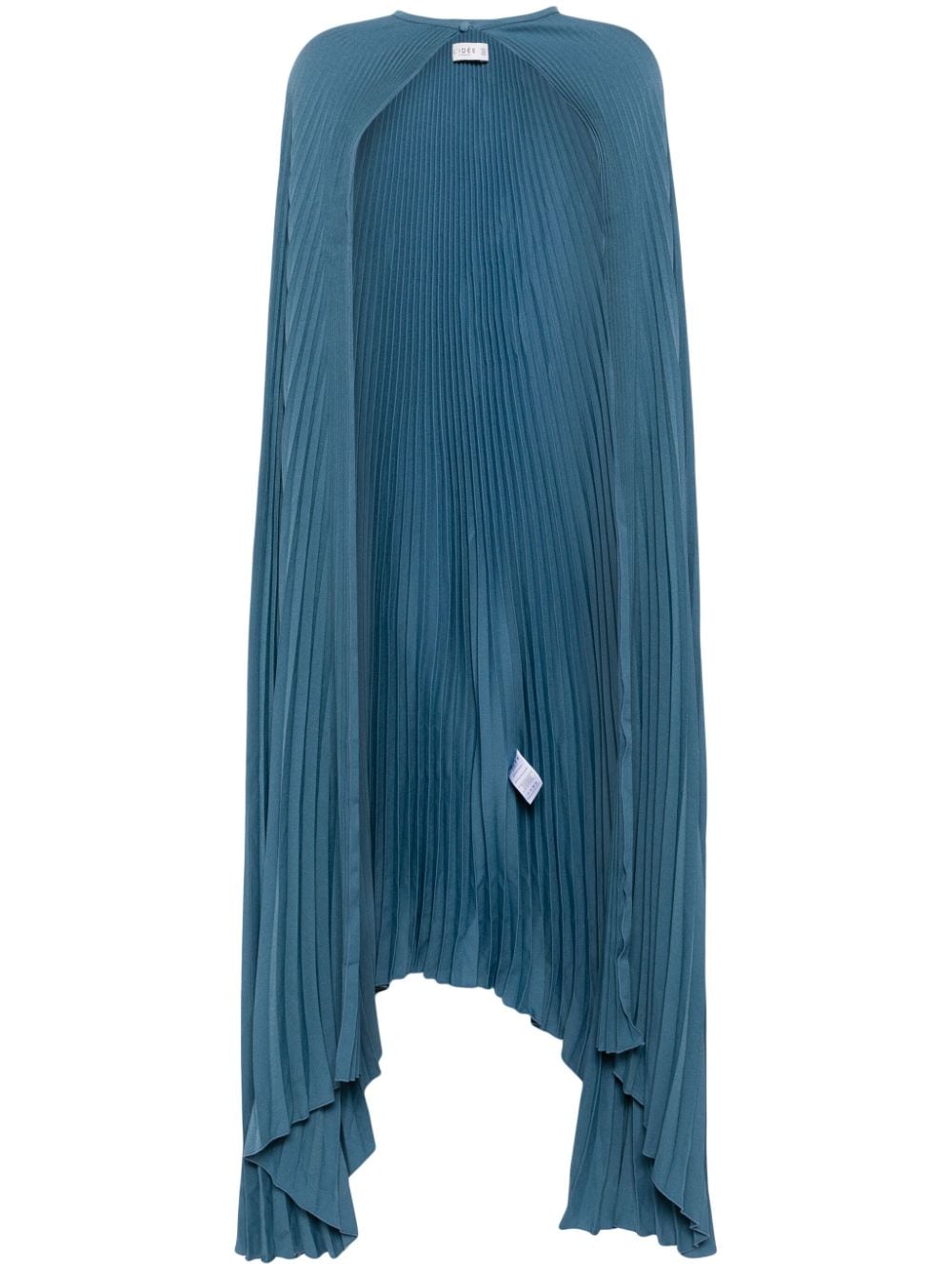 L'IDÉE Extravagance Midi-Cape mit Falten - Blau von L'IDÉE