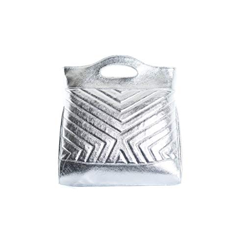 L’Intervalle Damen Alexi Stofftasche, Silver Leather von L’Intervalle