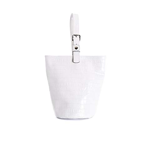 L’Intervalle Damen Angele Stofftasche, White Croco von L’Intervalle