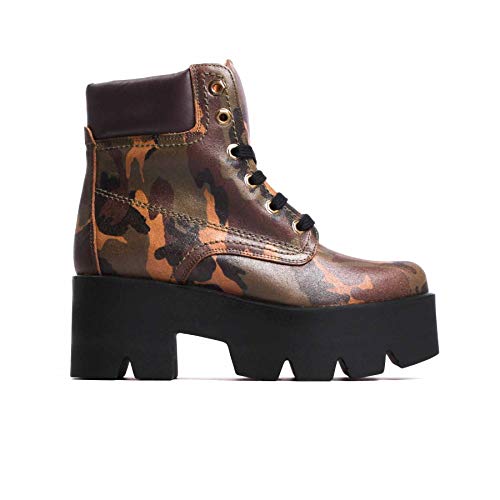 L’Intervalle Damen Attack Camuflaje Halblange Stiefel, Brown, 41 EU von L’Intervalle