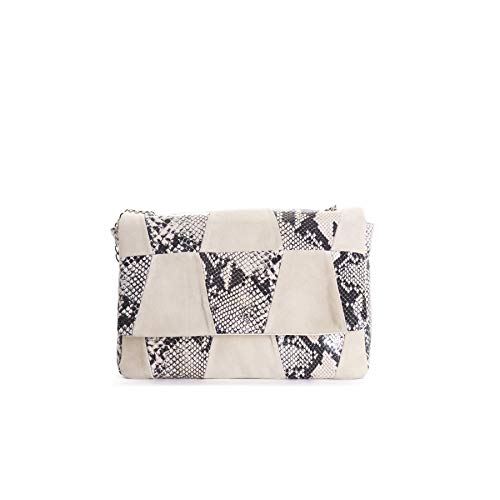 L’Intervalle Damen Aurora Stofftasche, Natural Snake von L’Intervalle