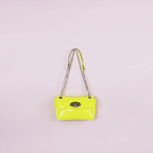 L’Intervalle Damen Juliet Stofftasche, Neon Yellow Patent von L’Intervalle