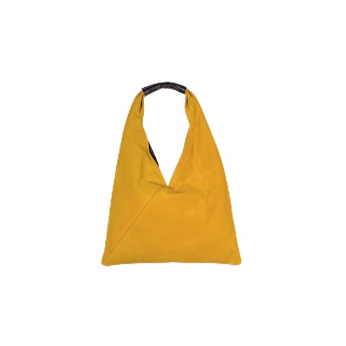 L’Intervalle Damen VICTORIE Stofftasche, Mustard Suede von L’Intervalle