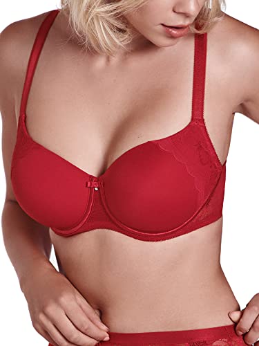 Lisca Damen Evelyn Softschalen-BH 20228, Rot, 75B von L LISCA