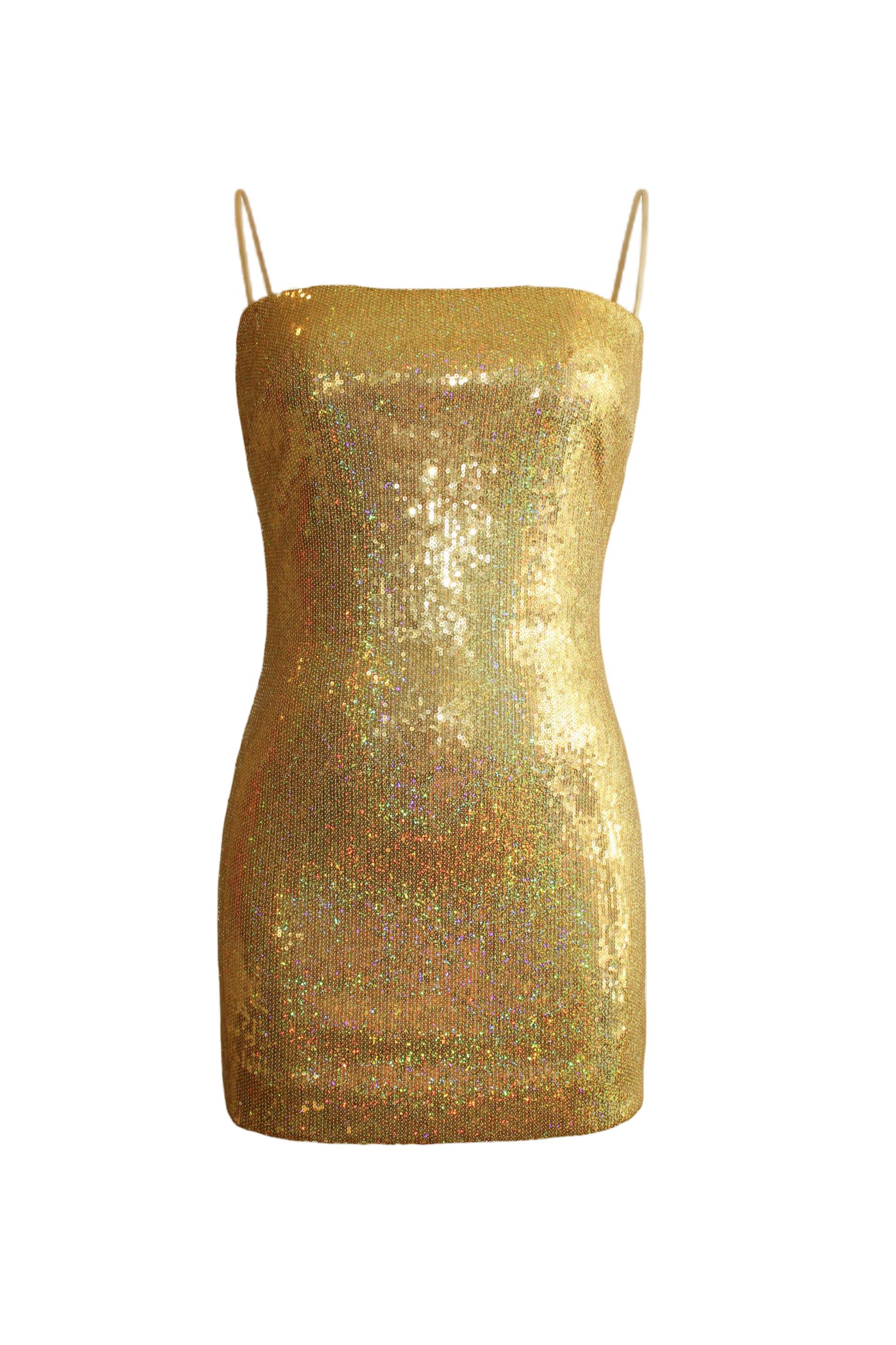 Stretch Sequin Mini Dress von L’MOMO