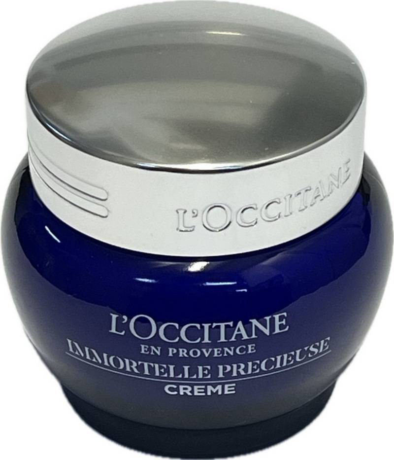 L'OCCITANE Anti-Aging-Creme Immortelle Crème Précieuse, Drei-fach Faltenbekämpfung mit nährendem Bio-Immortellöl von L'OCCITANE