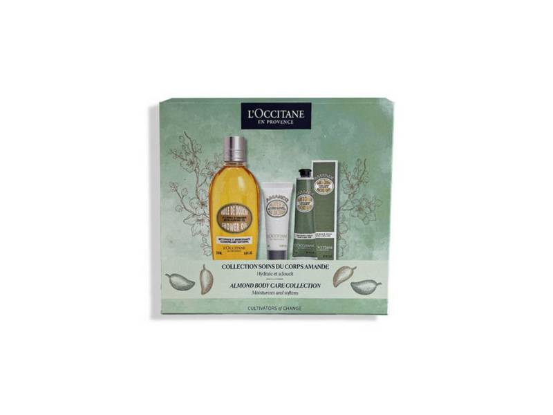 L'OCCITANE Bodylotion Mandel Körperpflege Set = Duschöl 250 ml + Handcreme 75 ml + Körpercre von L'OCCITANE