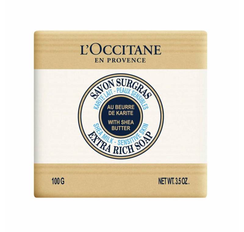 L'OCCITANE Feste Duschseife Sheabutter Reichhaltige Seife Milch 100g von L'OCCITANE