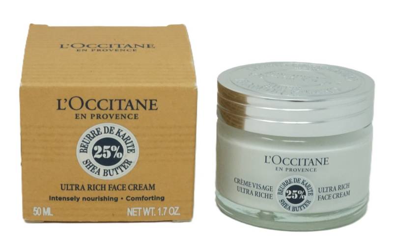 L'OCCITANE Gesichtsgel L'Occitane Shea Butter Ultra Rich Face Cream 50 ml von L'OCCITANE