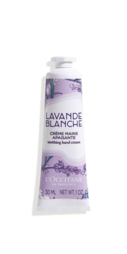 L'OCCITANE Handcreme Lavande Blanche 30ml, Für Trockene Hände von L'OCCITANE