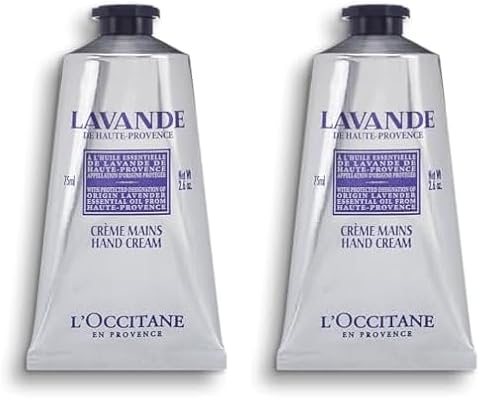 L'OCCITANE - Handcreme Lavendel aus der Haute-Provence - 75 ml - In Frankreich hergestellt (Packung mit 2) von L'OCCITANE