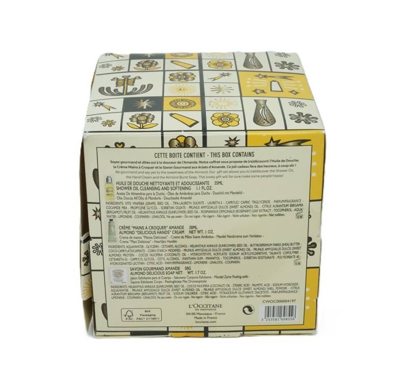 L'OCCITANE Körperpflegemittel L'Occitane Almond surprise Box Shower Oil 35ml + H 30ml + S 50g von L'OCCITANE