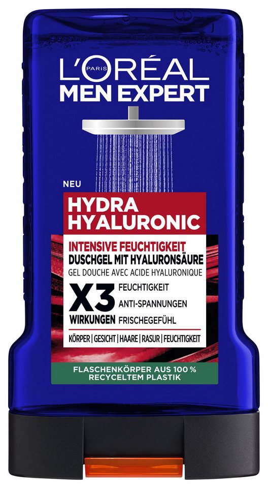 L'ORÉAL PARIS MEN EXPERT Duschgel L'Oréal Men Expert Hydra Hyaluronic Duschgel, 6-tlg. von L'ORÉAL PARIS MEN EXPERT