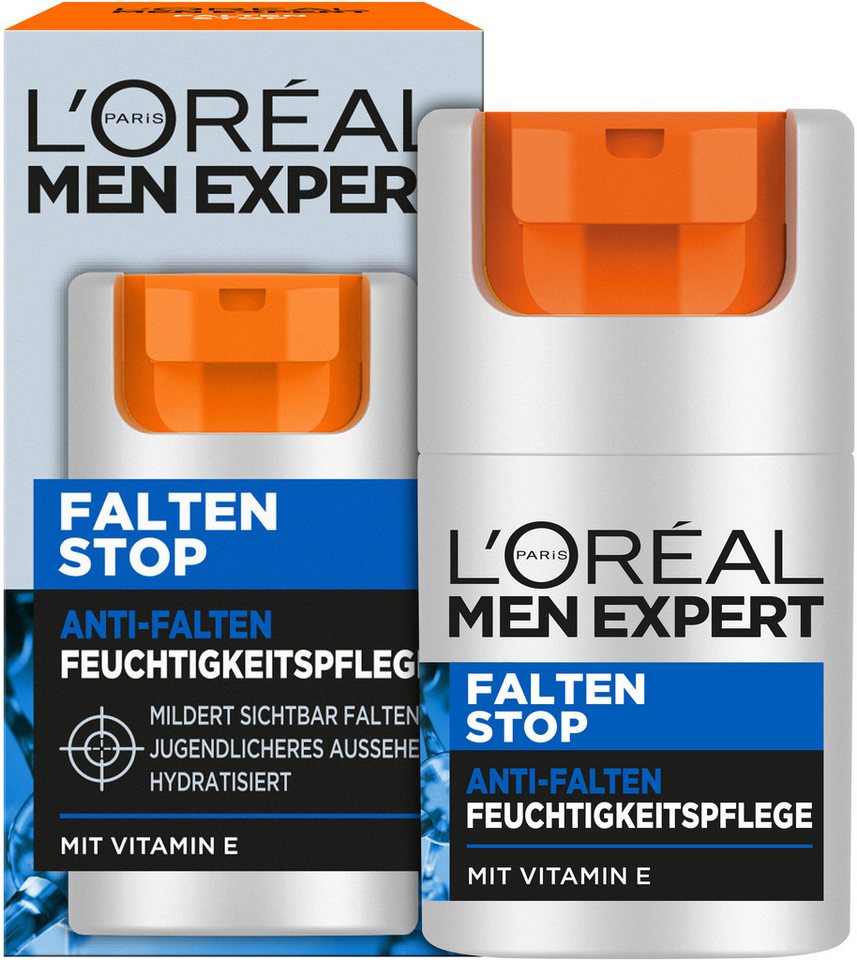 L'ORÉAL PARIS MEN EXPERT Feuchtigkeitscreme L'Oréal Men Expert Anti-Falten Feuchtigkeitspflege, besonders für das Gesicht geeignet von L'ORÉAL PARIS MEN EXPERT