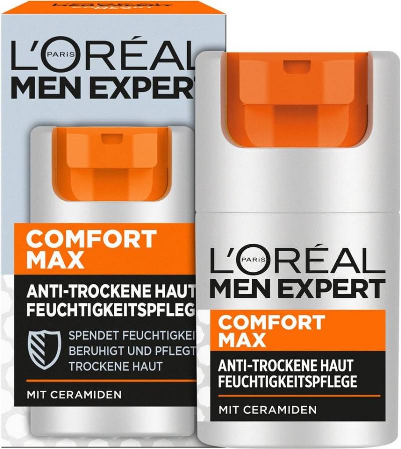 L'ORÉAL PARIS MEN EXPERT Gesichtsgel Comfort Max Feuchtigkeitspflege, mit hoher Wirksamkeit von L'ORÉAL PARIS MEN EXPERT