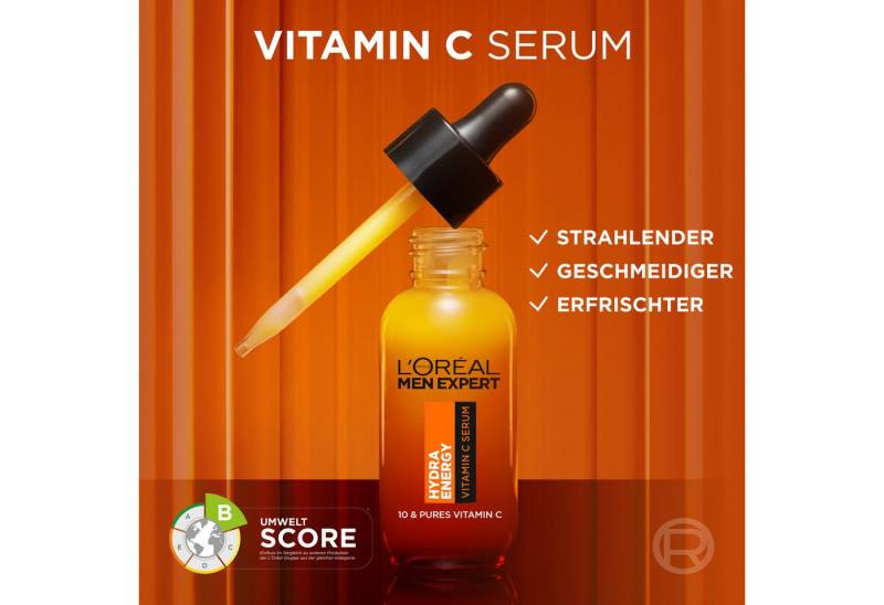 L'ORÉAL PARIS MEN EXPERT Gesichtsserum, mit Vitamin C von L'ORÉAL PARIS MEN EXPERT