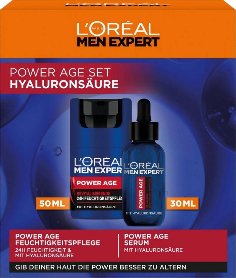 L'ORÉAL PARIS MEN EXPERT Pflege-Set Power Age-Set: Serum & Pflege, mit Hyaluron von L'ORÉAL PARIS MEN EXPERT