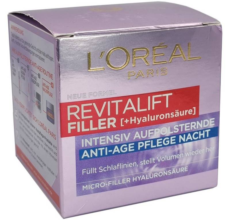 L'ORÉAL PARIS Anti-Aging-Creme Nachtcreme Revitalift Filler 50ml von L'ORÉAL PARIS