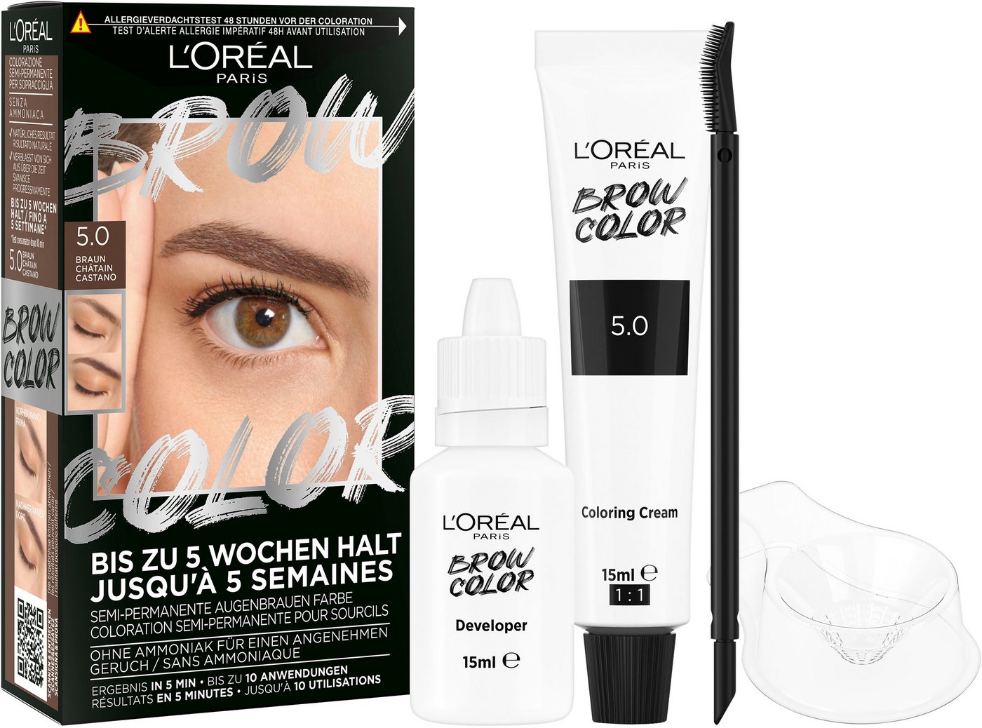 L'ORÉAL PARIS Augenbrauenpflege Brow Color, mit ammoniakfreier Formel von L'ORÉAL PARIS