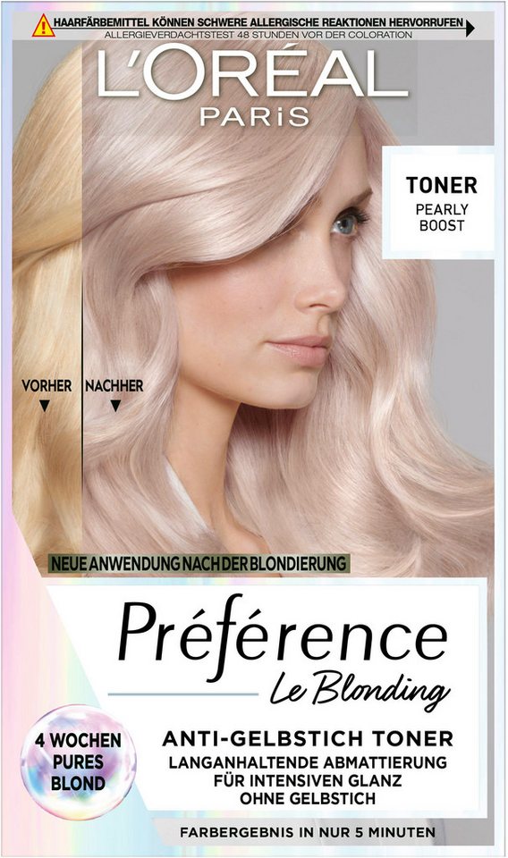 L'ORÉAL PARIS Coloration Préférence Le Blonding Toner, mit pflegender Formel von L'ORÉAL PARIS