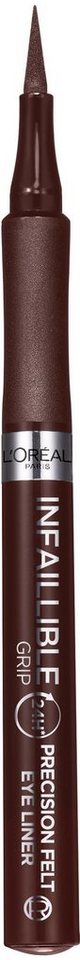 L'ORÉAL PARIS Eyeliner Infaillible Precision Felt Liner, mit präziser Spitze von L'ORÉAL PARIS