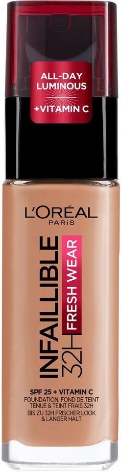 L'ORÉAL PARIS Foundation Infaillible 32H Fresh Wear Make-up, mit langanhaltender Formel von L'ORÉAL PARIS