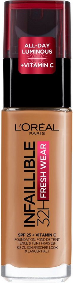 L'ORÉAL PARIS Foundation Infaillible 32H Fresh Wear Make-up, mit langanhaltender Formel von L'ORÉAL PARIS