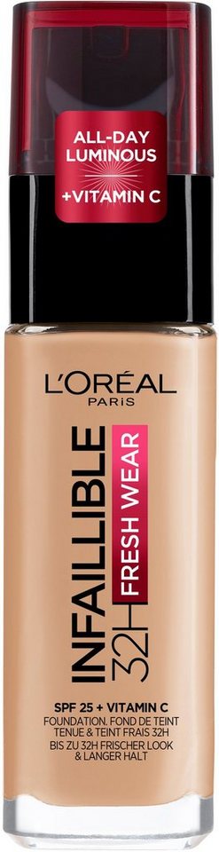 L'ORÉAL PARIS Foundation Infaillible 32H Fresh Wear Make-up, mit langanhaltender Formel von L'ORÉAL PARIS