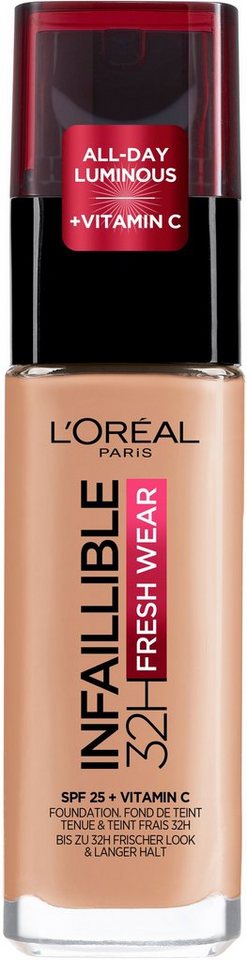 L'ORÉAL PARIS Foundation Infaillible 32H Fresh Wear Make-up, mit langanhaltender Formel L'ORÉAL PARIS Foundation Infaillible 32H Fresh Wear Make-up, mit langanhaltender Formel von L'ORÉAL PARIS