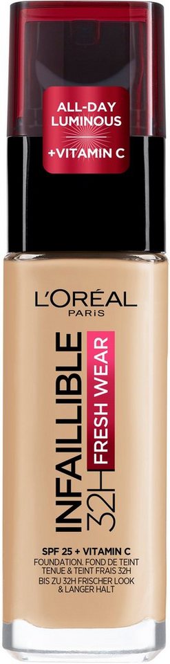 L'ORÉAL PARIS Foundation Infaillible 32H Fresh Wear Make-up, mit langanhaltender Formel von L'ORÉAL PARIS