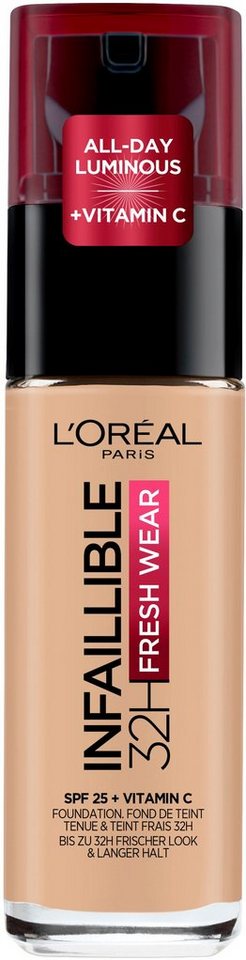 L'ORÉAL PARIS Foundation Infaillible 32H Fresh Wear Make-up, mit langanhaltender Formel von L'ORÉAL PARIS
