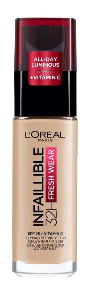 L'ORÉAL PARIS Foundation Infaillible 32H Fresh Wear Make-up, mit langanhaltender Formel von L'ORÉAL PARIS