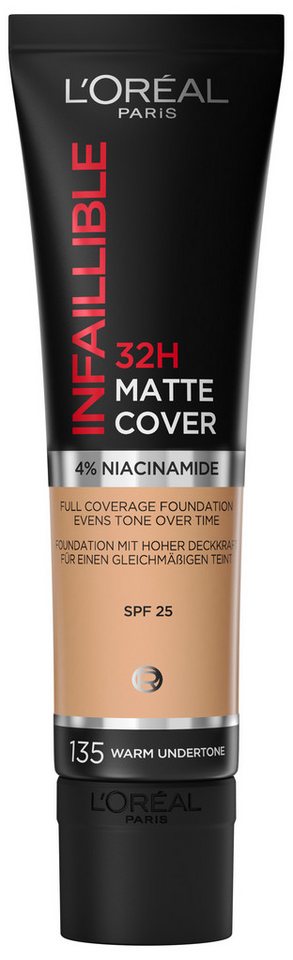 L'ORÉAL PARIS Foundation Infaillible 32H Matte Cover, mit langanhaltender Formel von L'ORÉAL PARIS
