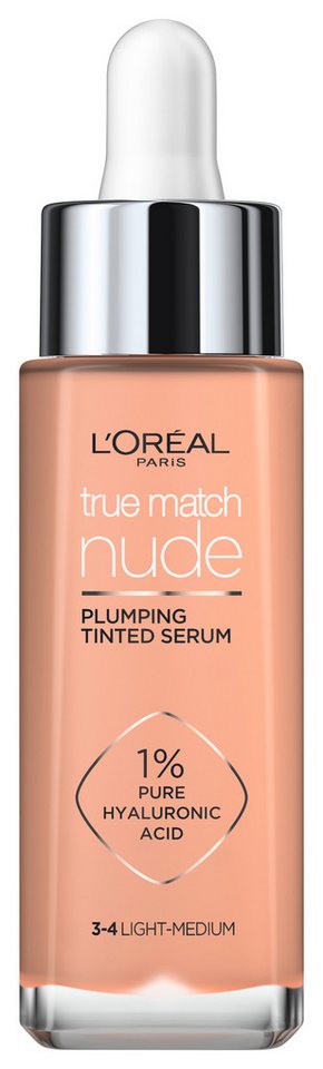 L'ORÉAL PARIS Foundation L'Oréal Paris True Match Getöntes Serum, Serum und Foundation, ultra-leichte Textur, pflegt die Haut. von L'ORÉAL PARIS