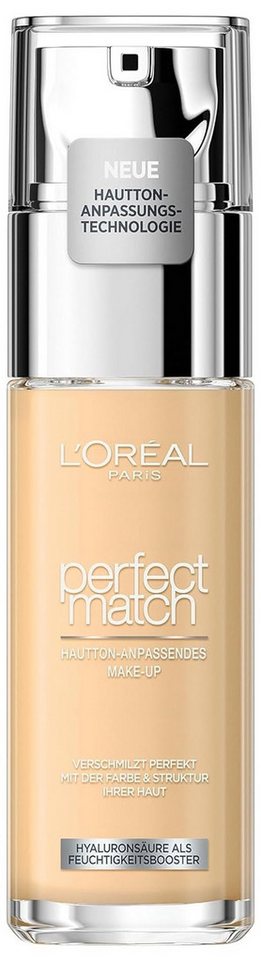 L'ORÉAL PARIS Foundation Make up, Flüssige Foundation mit Hyaluron und Aloe Vera L'ORÉAL PARIS Foundation Make up, Flüssige Foundation mit Hyaluron und Aloe Vera von L'ORÉAL PARIS