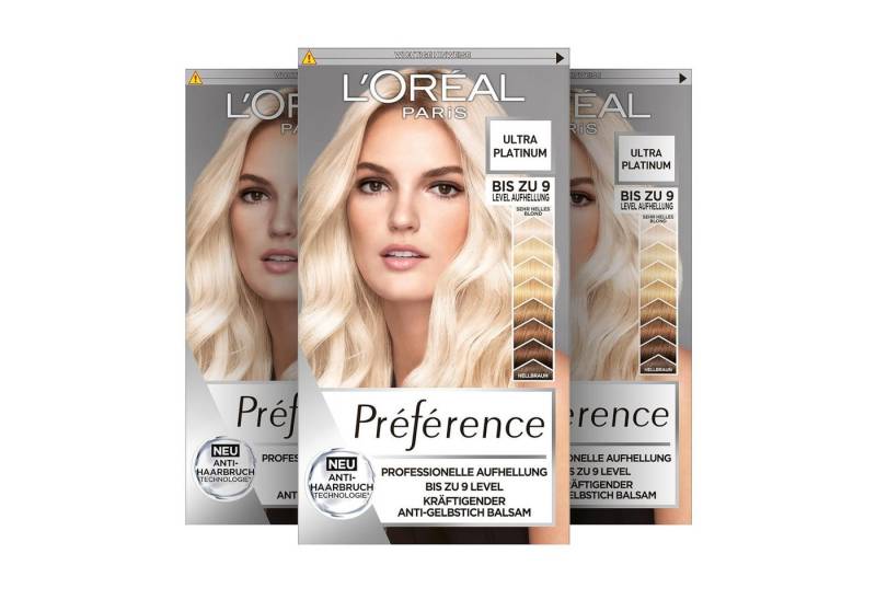 L'ORÉAL PARIS Haarfarbe Permanente Haarfarbe, Haarfärbeset - 3er Set von L'ORÉAL PARIS