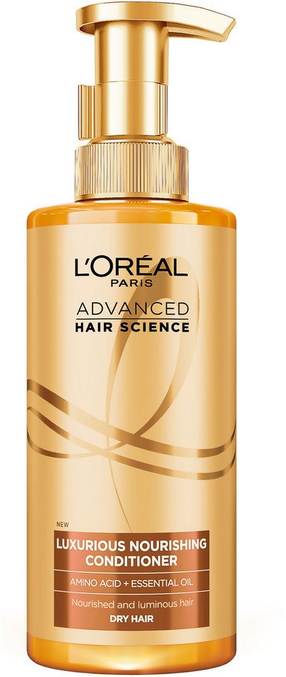 L'ORÉAL PARIS Haarspülung Intensiv pflegende Haarspülung, Für trockenes Haar, versorgt das Haar mit wertvollen Nährstoffen. von L'ORÉAL PARIS