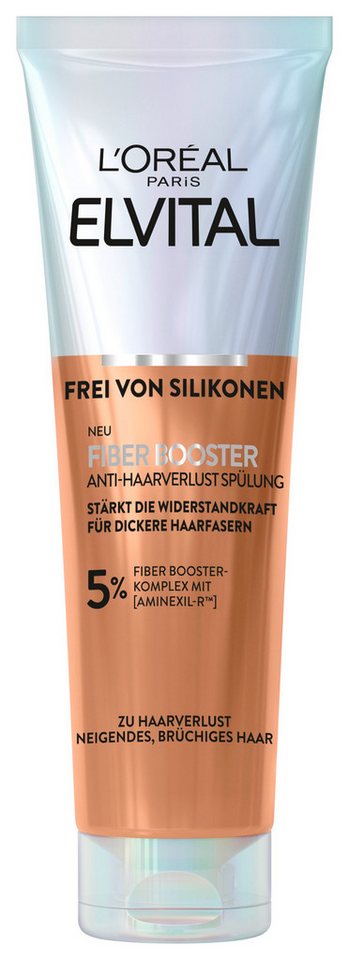L'ORÉAL PARIS Haarspülung L'Oréal Paris Elvital Fiber Booster Spülung, Reduziert Haarverlust und Haarbruch und stärkt das Haar von L'ORÉAL PARIS
