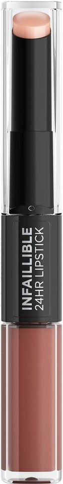 L'ORÉAL PARIS Lippenstift Infaillible 2-Step, mit natürlichen Inhaltstoffen von L'ORÉAL PARIS