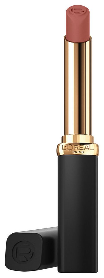 L'ORÉAL PARIS Lippenstift L'Oréal Paris Color Riche Intense Volume Matte, Pudrig-mattes Finish, mit Arganöl und Hyaluronsäure, bis zu 16h Halt. von L'ORÉAL PARIS