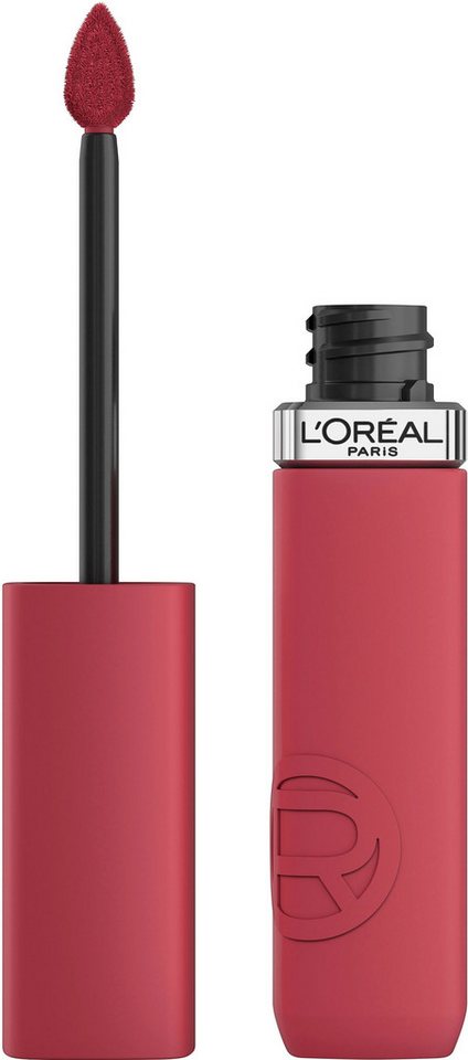 L'ORÉAL PARIS Lippenstift L'Oréal Paris Infaillible Matte Resistance, mit natürlichen Inhaltstoffen von L'ORÉAL PARIS