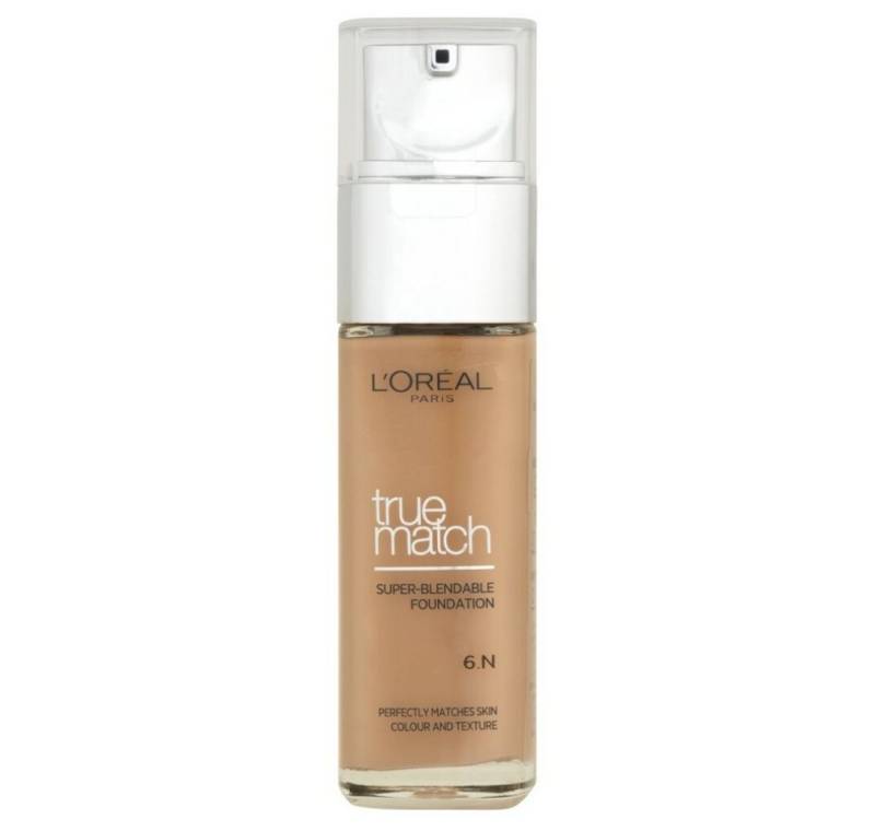 L'ORÉAL PARIS Primer True Match Foundation Hyaluronic Acid Natural Finish #6 Honey 30ml von L'ORÉAL PARIS