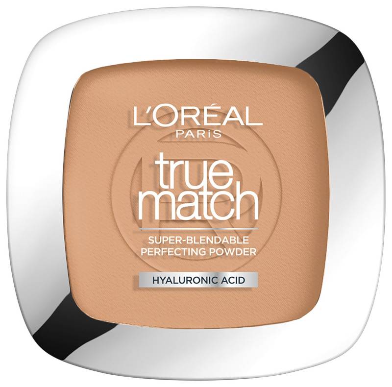L'ORÉAL PARIS Puder L'Oréal Paris True Match Puder, Mildert Erscheinungsbild feiner Linien, variable Deckkraft, mattiert. von L'ORÉAL PARIS