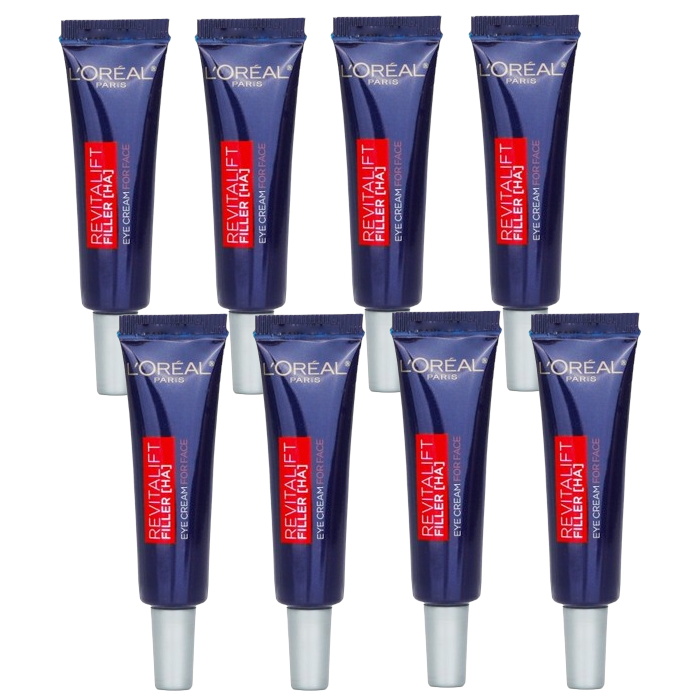 L'OREAL PARIS - Revitalift Filler HA Eye Cream For Face - 7.5ml (8ea) Set von L'OREAL PARIS