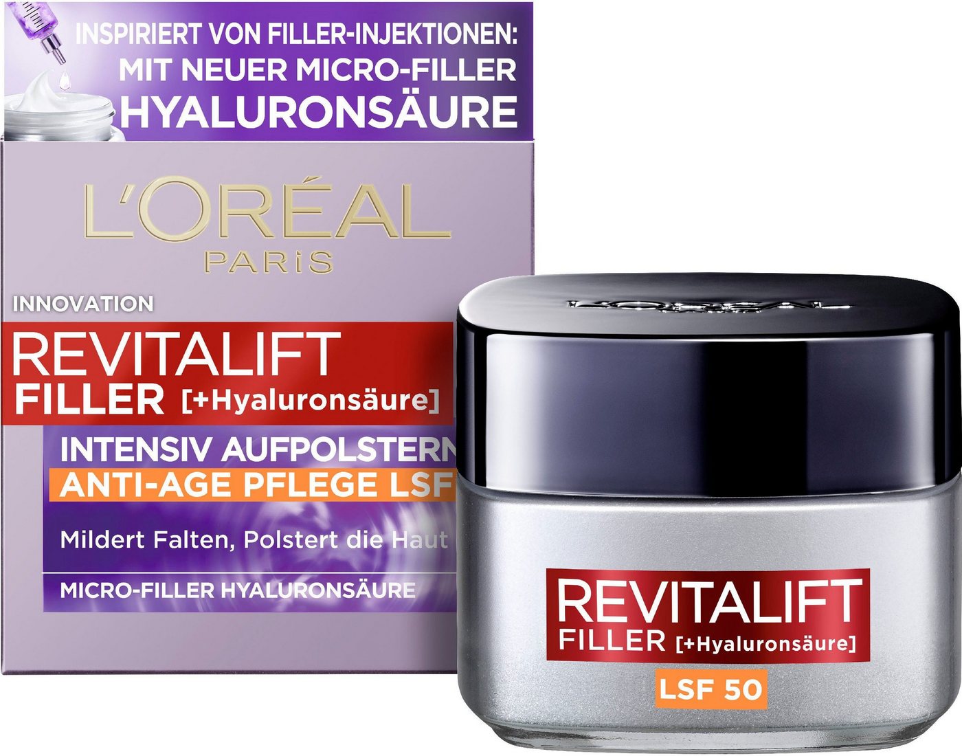 L'ORÉAL PARIS Tagescreme Revitalift Filler Tag LSF 50 L'ORÉAL PARIS Tagescreme Revitalift Filler Tag LSF 50 von L'ORÉAL PARIS