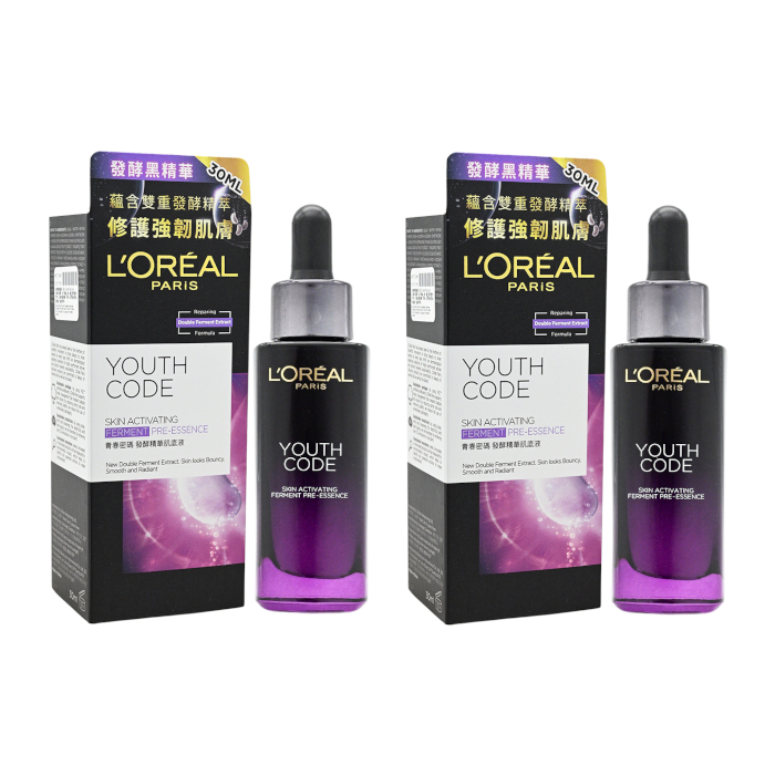 L'OREAL PARIS - Youth Code Skin Activating Ferment Pre-Essence Serum - 30ml (2ea) Set von L'OREAL PARIS