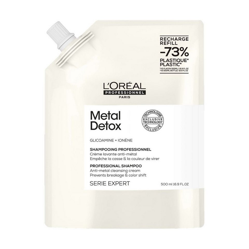 L'ORÉAL PROFESSIONNEL PARIS Haarelexier L'Oréal Metal Detox Shampoo Refill 500ml L'ORÉAL PROFESSIONNEL PARIS Haarelexier L'Oréal Metal Detox Shampoo Refill 500ml von L'ORÉAL PROFESSIONNEL PARIS