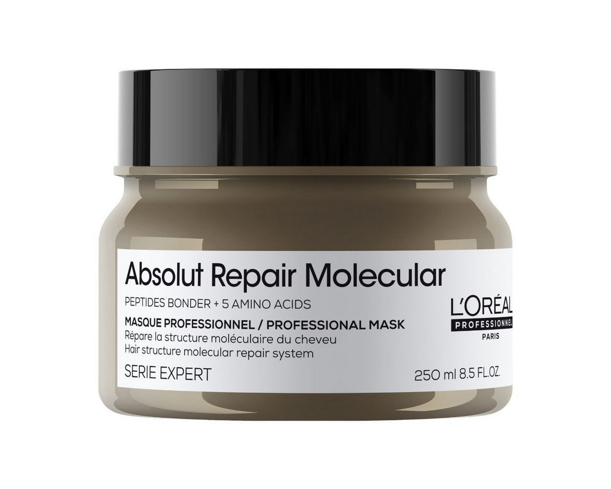 L'ORÉAL PROFESSIONNEL PARIS Haarmaske L'Oréal Absolut Repair Molecular Rinse-off Mask 250ml L'ORÉAL PROFESSIONNEL PARIS Haarmaske L'Oréal Absolut Repair Molecular Rinse-off Mask 250ml von L'ORÉAL PROFESSIONNEL PARIS